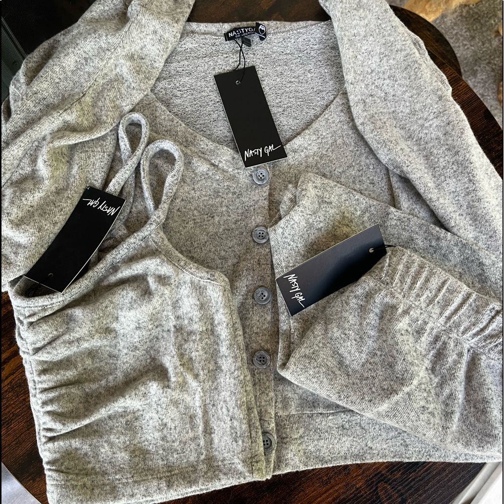 NWT super soft 3pc lounge set